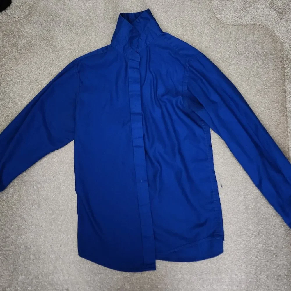 Calvin Klein Royal Blue Sateen Shirt BOYS - Picture 3 of 10